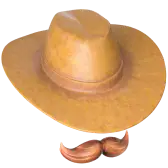 Hat and Mustache Tiktok Gift TikTok Gift