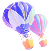 Shiny Air Baloon Gift TikTok Gift